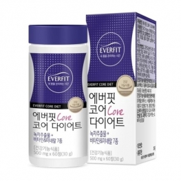 내츄럴플러스 에버핏 코어 다이어트 500mg x  60정