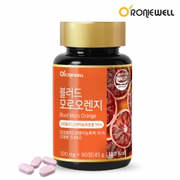 로니웰 블러드 모로오렌지 500mg x 90정