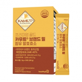 헬씨허그 프리미엄 골드 카무트 브랜드 밀 함유 발효효소 3g x 30포