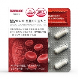 대원제약 혈당바나바 프로바이오틱스 500mg x 30캡슐