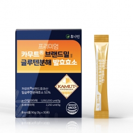 휴나인 프리미엄 카무트®브랜드밀 글루텐분해 발효효소 3g x 30포