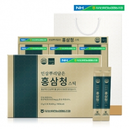 지리산마천농업협동조합 인삼뿌리담은 홍삼청 스틱 15g x 30포