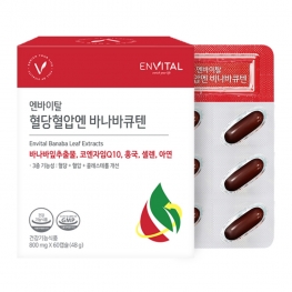 엔바이탈 혈당혈압엔 바나바큐텐 800mg x 60캡슐