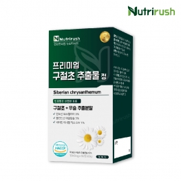 뉴트리러쉬 프리미엄 구절초 추출물정 1,000mg x 60정 (2개월분)