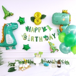 공룡 가랜드 파티 용품 생일 데코 장식 디노