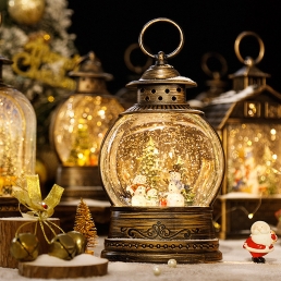 크리스마스 오르골 14종 램프 산타 눈사람 선물