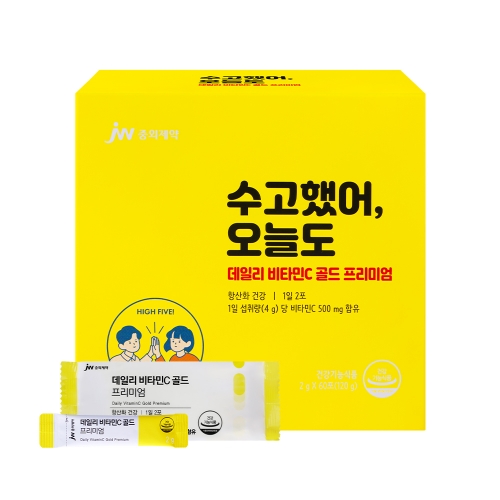 JW중외제약 데일리 비타민C 골드 프리미엄 60포 x 1박스