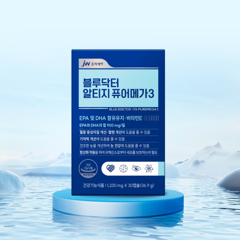 블루닥터 알티지 퓨어메가3 1,230 mg X 30캡슐 (1개월분)