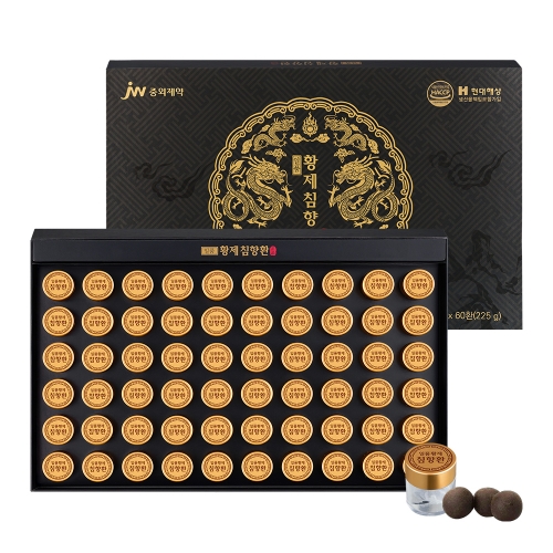 JW중외제약 일품 황제 침향환 60환 + 쇼핑백