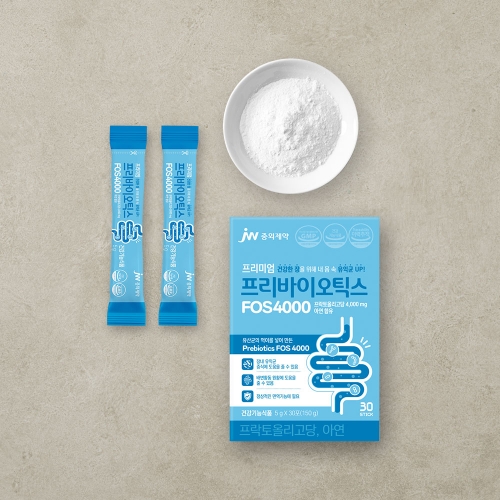 JW중외제약 프리미엄 프리바이오틱스 FOS 4000 30포 x 1박스