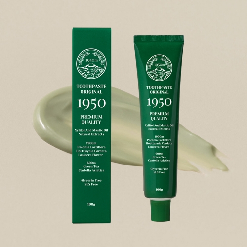 1950 제주 오리지널 그린 오가닉 무불소 치약 100g