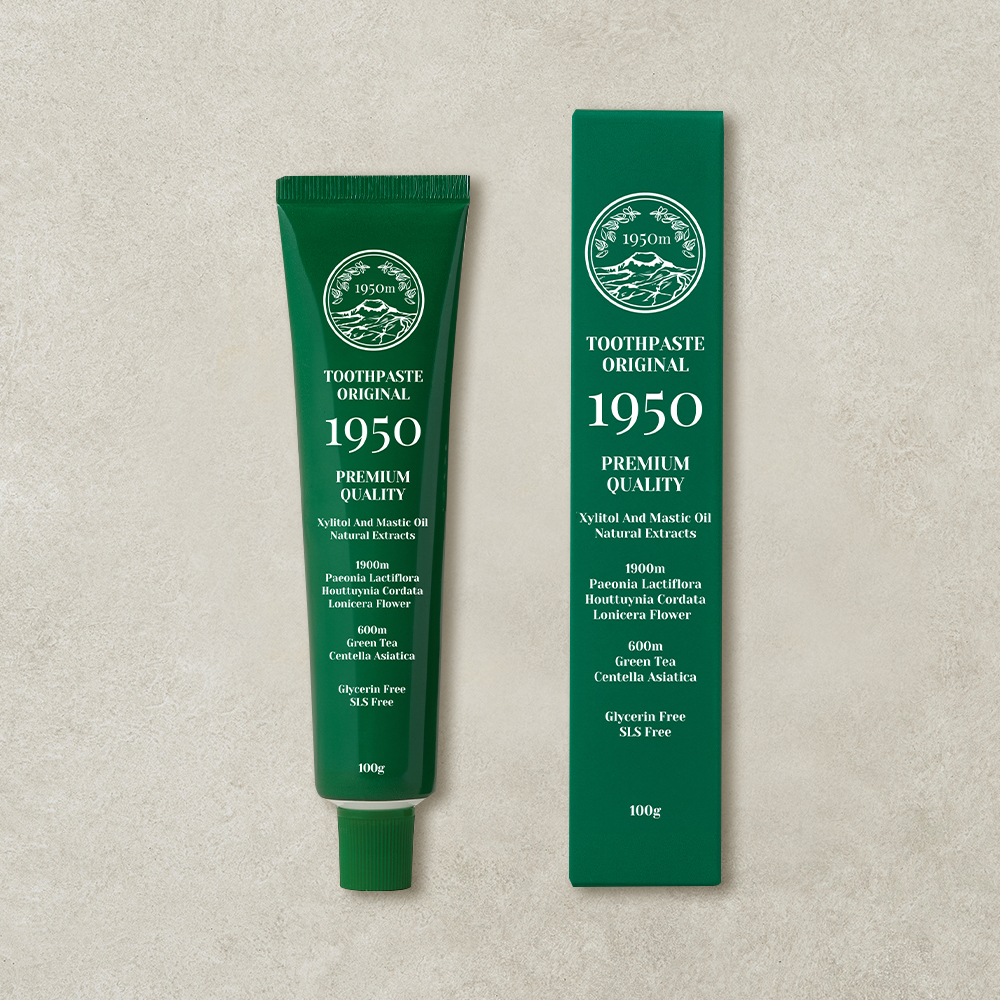 1950 제주 오리지널 그린 오가닉 무불소 치약 100g