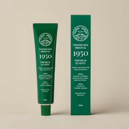1950 제주 오가닉 치약 올인원 150g 3종 세트 (그린+블루+블랙)
