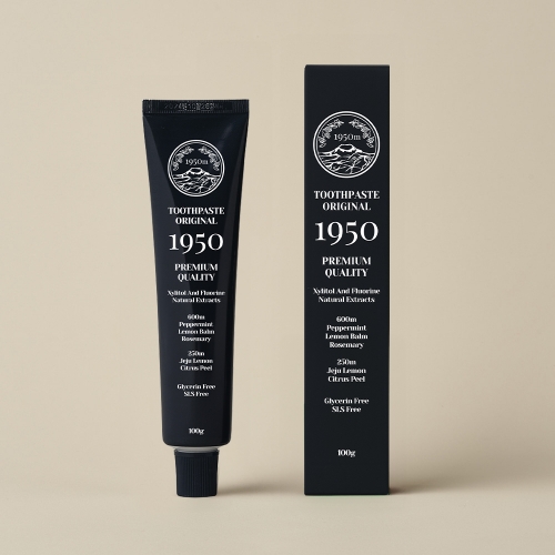1950 제주 오가닉 치약 올인원 150g 3종 세트 (그린+블루+블랙)