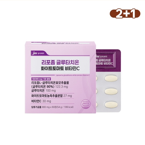 JW중외제약 리포좀 글루타치온 화이트토마토 비타민C 60정