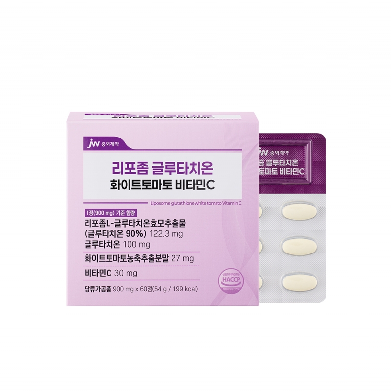 JW중외제약 리포좀 글루타치온 화이트토마토 비타민C 60정 x 1박스