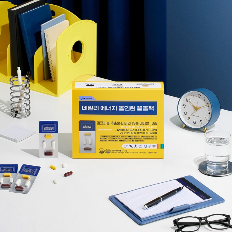 JW중외제약 데일리 에너지 올인원 끌올팩 (30팩) x 1박스
