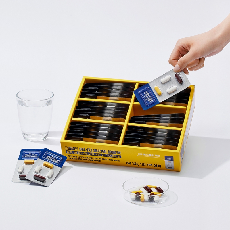 JW중외제약 데일리 에너지 올인원 끌올팩 (30팩) x 1박스