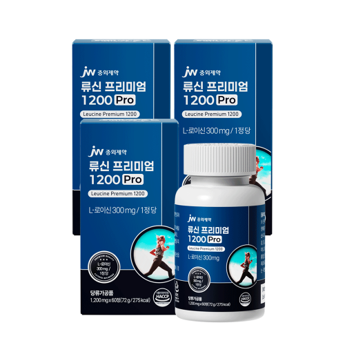 JW중외제약 류신 프리미엄 1200 Pro 60정 x 3박스 (6개월분)