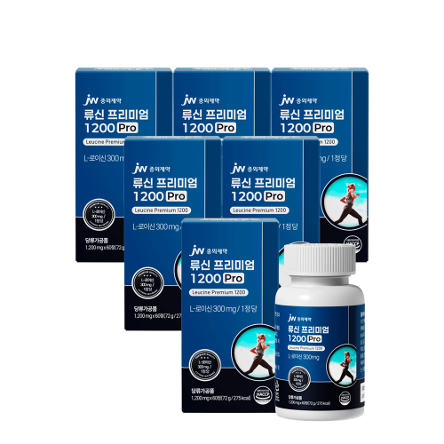 JW중외제약 류신 프리미엄 1200 Pro 60정 x 6박스 (12개월분)