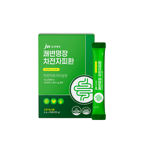 JW중외제약 쾌변명장 차전자피환 30포 x 1박스