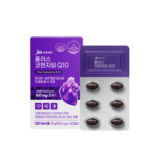 JW중외제약 플러스 코엔자임 Q10 30캡슐 x 1박스