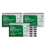 JW중외제약 프로폴리스 플라보노이드 40mg 브라질&middot;미국&middot;호주 60캡슐 x 3박스 (6개월분)