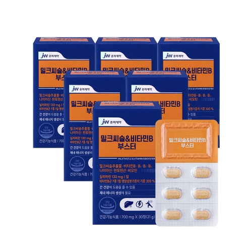 JW중외제약 밀크씨슬&비타민B 부스터 x 6박스