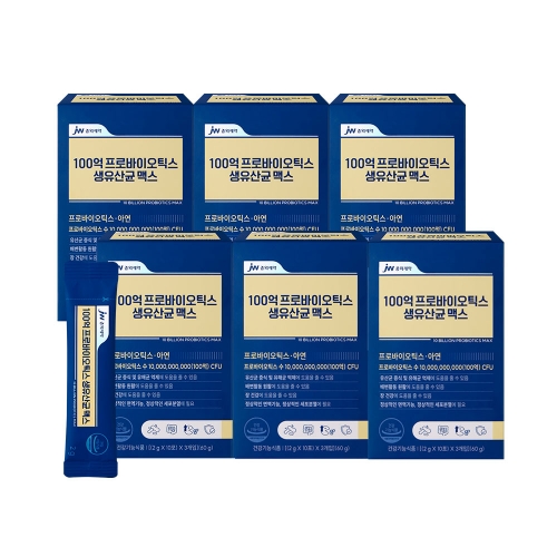 JW중외제약 100억 프로바이오틱스 생유산균 맥스 x 3박스