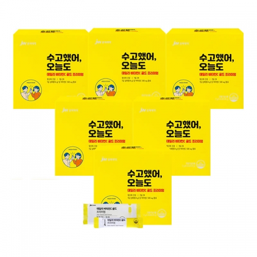 [패밀리세일] JW중외제약 데일리 비타민C 골드 프리미엄 60포 x 6박스