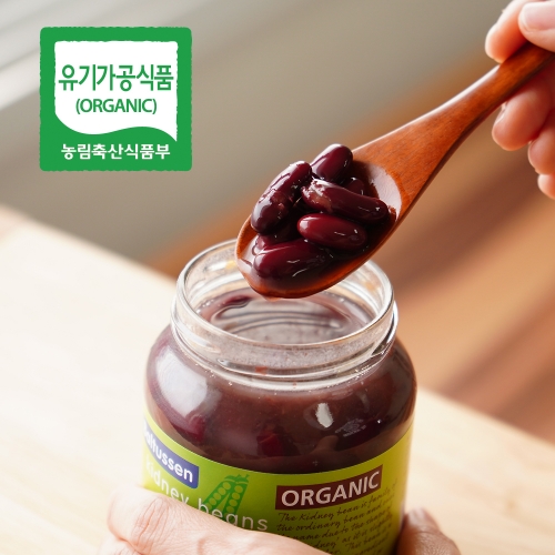 바로먹는 유기농 강낭콩 레드키드니빈 360g(고형량 240g)