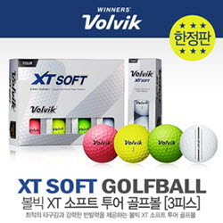 [볼빅]  VOLVIK XT SOFT 투어 소프트 우레탄 골프공 3피스 12알