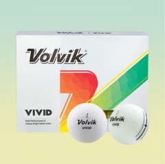 NEW 볼빅 VOLVIK VIVID 비비드 무광 무반사 잘보이는 흰색 골프공