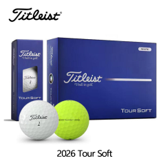 2026 타이틀리스트 투어 소프트 TOUR SOFT 골프볼 2피스 12알 [정품]