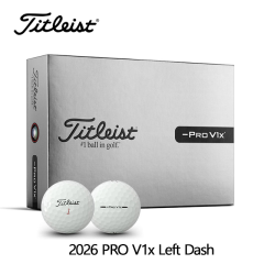 2026  타이틀리스트 Pro V1x 레프트 대시 골프공 4피스 [정품]