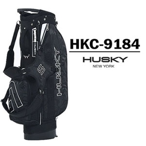 [허스키뉴욕 정품] HUSKY 허스키골프백 HKC-9184 BLACK 캐디백