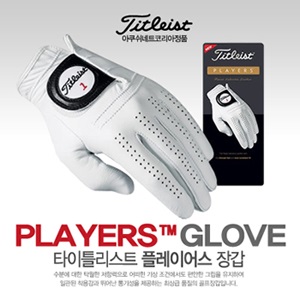 [타이틀리스트/아쿠쉬네트코리아정품] NEW 신제품 타이틀리스트 Players Glove 플레이어스 골프장갑 [남성용]