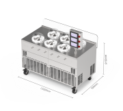 라이브 젤라또 머신 갤럭시 프로 V6