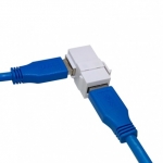 LANstar 라인업시스템 LSP-USB3B-AFFL USB 3.0 키스톤 커플러 90도 A/F-A/F