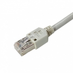 LANstar 라인업시스템 LSN-RJ45-SHORT 모듈러콘넥터 , CAT.5E, 6, 6A 겸용, STP, Cable클립형, BOOT포함