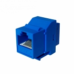 LANstar 라인업시스템 LS-6IC-UKBL 키스톤 장착형 커플러, CAT.6, UTP, I형, RJ45, UL규격, Blue