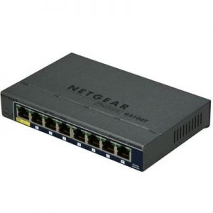 NETGEAR GS108Tv2 스위칭허브 8포트 1000Mbps PoE 전원 사용 가능