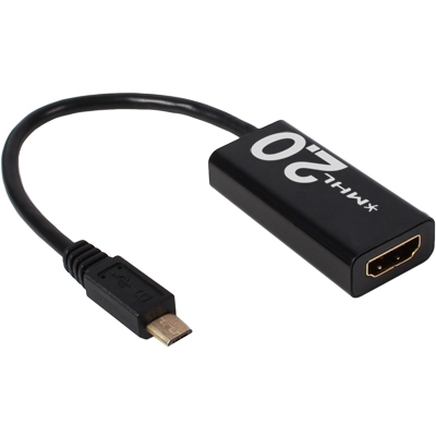 넷메이트 NM-MHL220 MHL2.0(11핀) to HDMI 컨버터(리모트 컨트롤 지원)