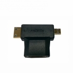 LANstar 라인업시스템 LS-HDGAF-CMDM HDMI 멀티 변환 젠더 HDMI A/F TO C/M or D/M Black