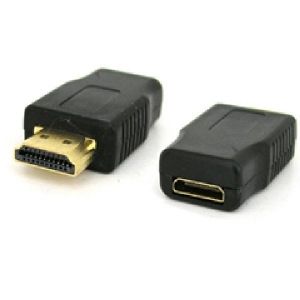 LANstar 라인업시스템 LS-HDMIG-AMCF HDMI미니 젠더, HDMI 19P A/M-C/F, Black