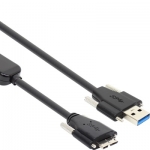 넷메이트 CBL-D302MBSS-20M USB3.0 AM(Lock)-MicroB(Lock) 리피터 20m