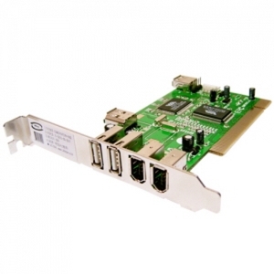 LANstar 라인업시스템  LUS-PH-0163 PCI COMBO카드 , USB2.0 2+1P, 1394 2+1P