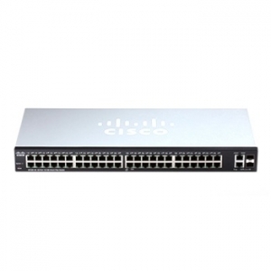 시스코 SF220-48-K9-EU 스위칭허브/48포트/100Mbps + 2SFP/랙마운트가능