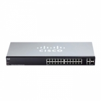 시스코 SF220-24-K9-EU 스위칭허브/24포트/100Mbps + 2SFP/랙마운트가능