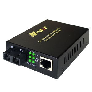 N-net 엔넷 NT-1100S 10/100M Fast Ethernet Media Converter SC타입